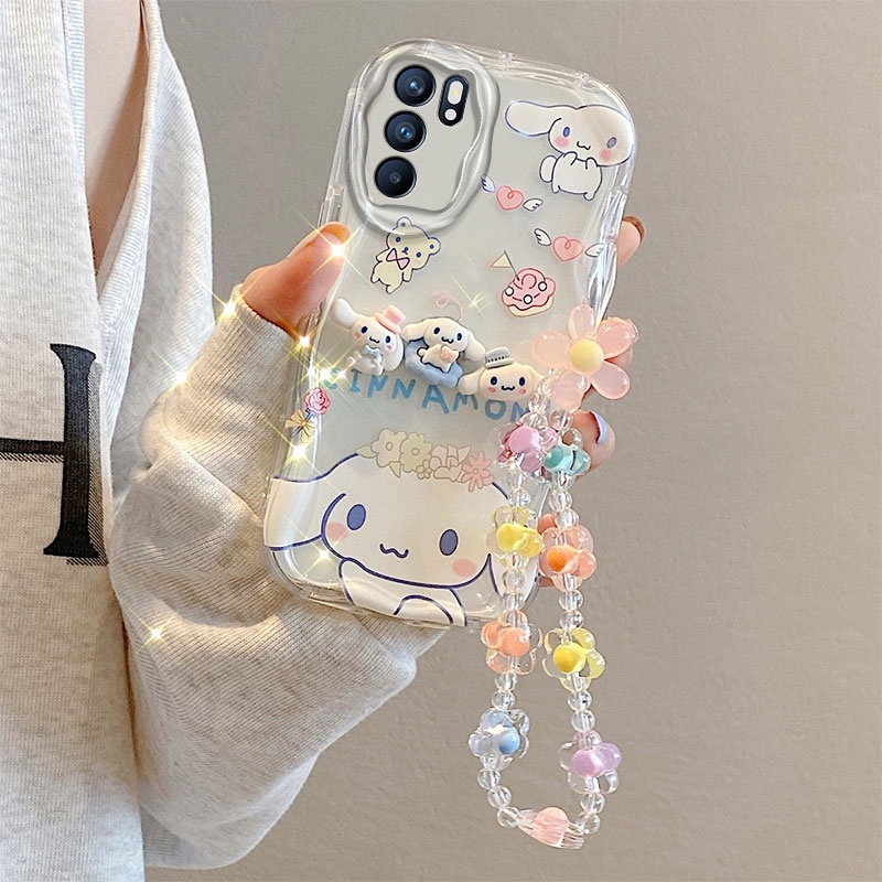 Ốp lưng Oppo Reno 6z 5G Ốp Oppo Reno 6 Ốp Điện Thoại Trong Suốt Đính Búp Bê Hoạt Hình Cho OPPO Reno 6z 5G Reno6 Z 5G