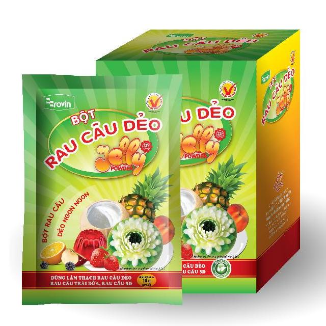 [HỘP] Bột rau câu Hoàng Yến dẻo, dừa, giòn, sương sáo đen