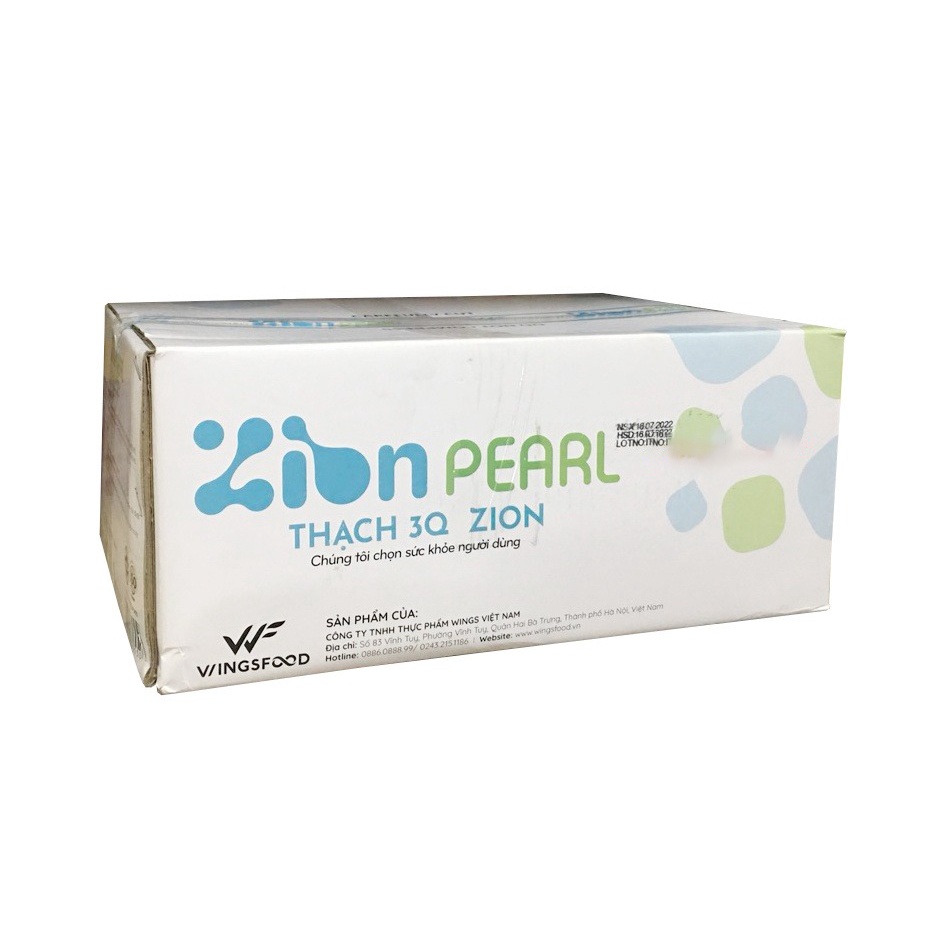 Trân châu 3Q Zion - BỊCH 2KG - topping trà, trà sữa