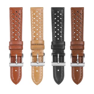 Dây Đồng Hồ Đeo Tay Chất Liệu Da Bò Kích Thước 18mm 20mm 22mm Phong Cách Cổ Điển Thời Trang Cho Nam Và Nữ