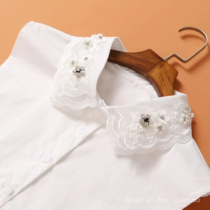 cổ giả áo sơ mi cổ giả sơ mi Cổ Áo Sơ Mi Giả Sơ Mi Phong Cách Thời Trang Xuân Thu Mới Cho Nữ