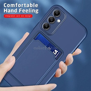 Ốp Điện Thoại Bảo Vệ Ống Kính Máy Ảnh Cho Samsung Galaxy A37 A56 A36 A16 A 16 A15 A55 4G 5G Khe Cắm Thẻ Ví Silicon Mềm TPU Vỏ Chất Lỏng Chống Sốc Ốp Lưng Cặp Đôi