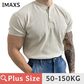 Áo Thun Tay Ngắn Cổ Bẻ Plus Size Lớn 50-150KG