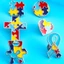 KIN 6x Bộ Quần Áo Ve Áo Chân Tự Kỷ Nhận Thức Chân Tự Kỷ Xếp Hình Men Pin Huy Hiệu Tự Kỷ Trâm Cài Men Ve Áo Pin Cho Un