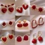 Red Tassel Stud Thu Đông Cao Cấp Cảm Giác Earrings 2025 Mới