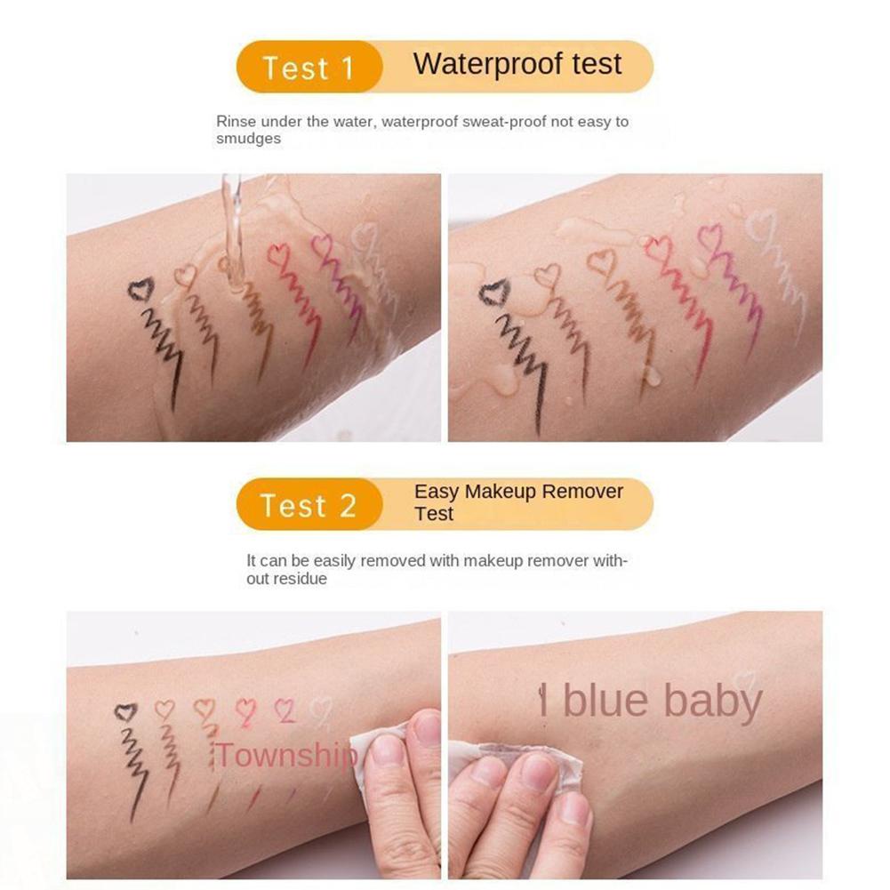 Bút Kẻ Mắt Dạng Gel Siêu Mỏng Mềm Mịn Lâu Trôi Không Thấm Nước