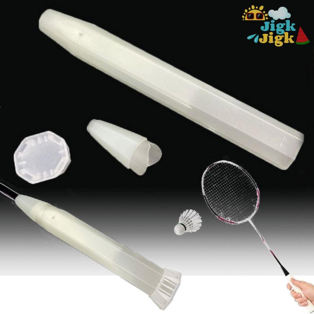 Jigk Vợt Cầu Lông Tay Cầm Trong Suốt Chống Sốc Nắp Giảm Chấn