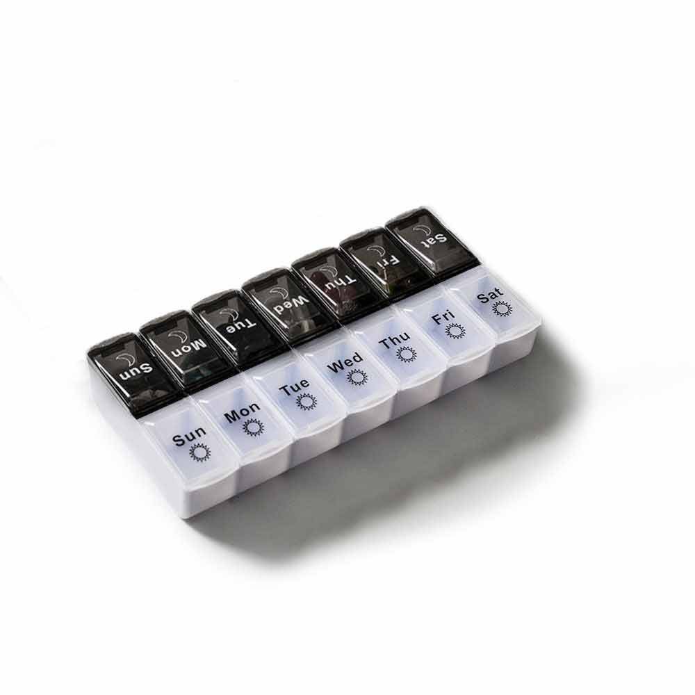 14Slot 7Day Pill Box Dispenser Medicine AM/PM Medication Organiser Week Case