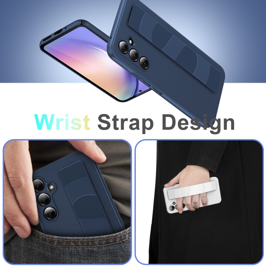 Inovagen Ốp Điện Thoại Silicon Kèm Dây Đeo Cho samsung a54,s23 plus s24 ultra