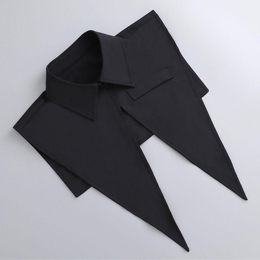 MERIGGIARE Ve Áo, Áo Sơ Mi Cotton Cổ Điển Cổ Giả, Áo Sơ Mi Nữ Cổ Điển Có Thể Tháo Rời Cổ Giả