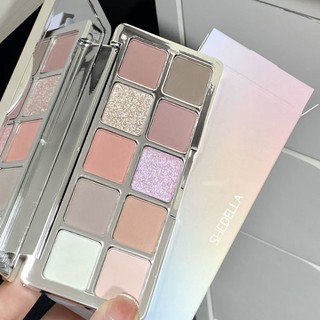Shedella Bảng Phấn Mắt Mười Màu Tạo Khối Trang Điểm Mắt Khói