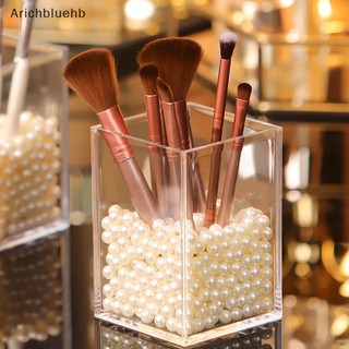 < Arichbluehb > Hộp Đựng Cọ Trang Điểm Bằng Nhựa acrylic Để Bàn Đa Năng