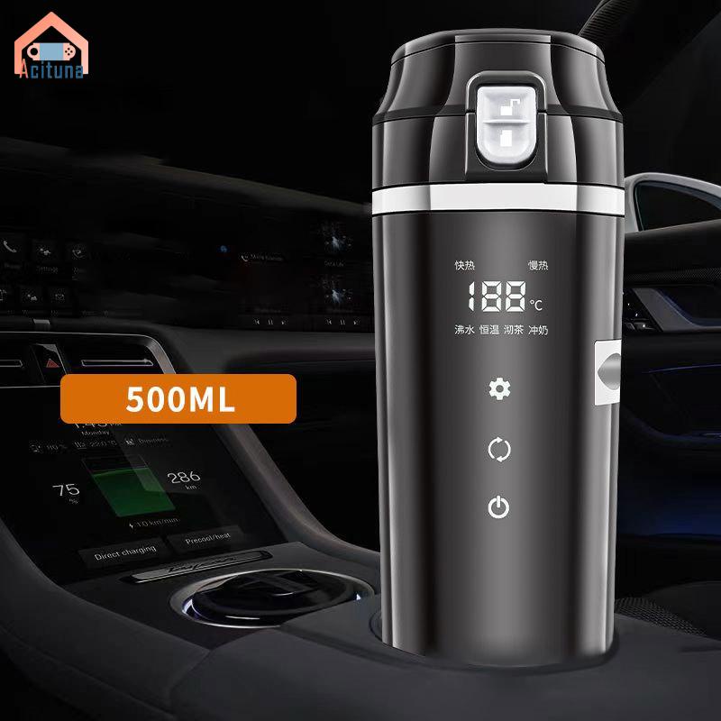 Acituna Bình Đun Nước 12v 24v Có Màn Hình Hiển Thị Nhiệt Độ Tiện Dụng