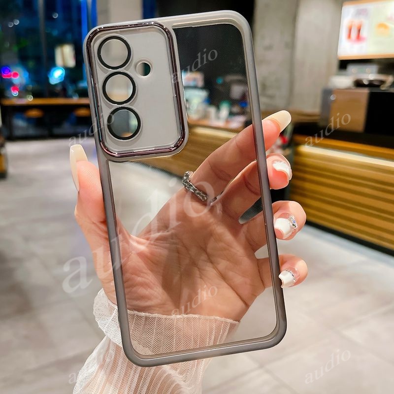 Ốp Lưng Điện Thoại Samsung Galaxy M15 M35 M55 5G 4G 2024 Full Ống Kính Bảo Vệ Camera Trong Suốt Mềm Silicon Dành Cho Samsung M 15 35 55 SamsungM15 SamsungM35 SamsungM55 5G 4G