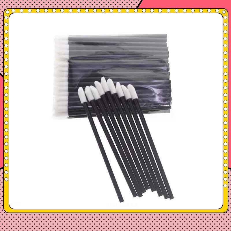 Tăm Bông Chà Mực,Cây Chà Mực Trong Phun Xăm Thẩm Mỹ (gói 50 cây) PXTM