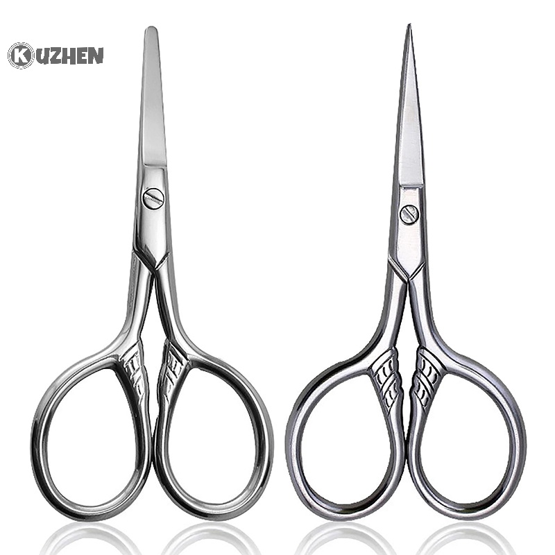 Kuzhen 1 Dụng Cụ Cắt Tỉa Lông Mày / Râu / Cạo Râu Bằng Thép Không Gỉ