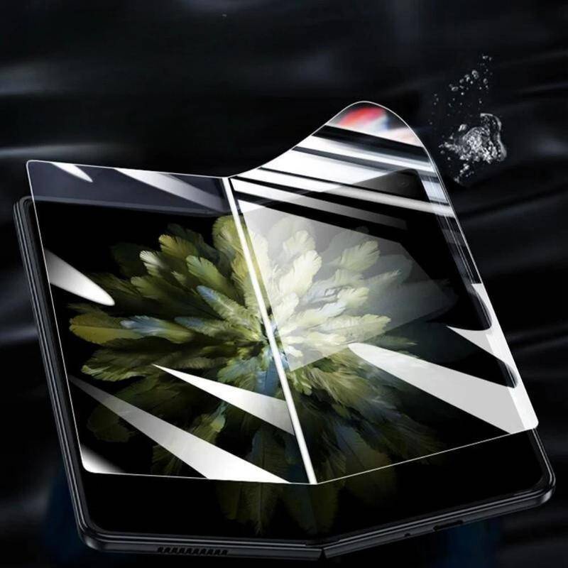 Oppo Find N/N2/N3, 1-2 bộ mặt trước 9D HD, phim Hydrogel mềm trong suốt, chống vân tay, bảo vệ màn hình, chống cháy nổ