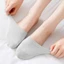 Tất nửa chân vô hình MERIGGIARE, Tất Cotton nguyên chất, Tất nửa chân phía trước ẩn chống trượt bằng silicon