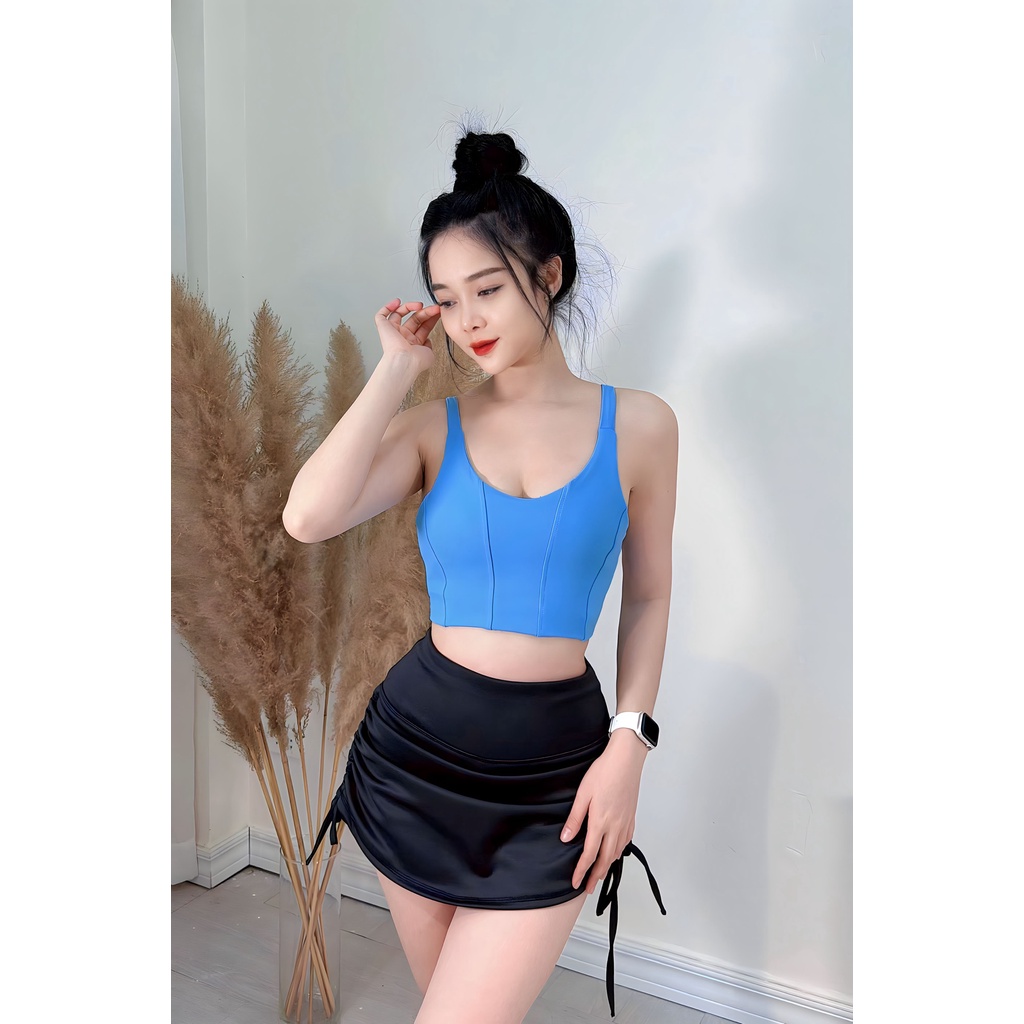 Áo bra chiết eo siêu tôn dáng, siêu đẹp thích hợp tập gym, yoga, erobic, zumba