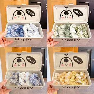 Bộ 10 Scrunchies Nhiều Màu Phong Cách Hàn Quốc, Dây Buộc Tóc Đơn Giản Cao Cấp, Phụ Kiện Dự Tiệc