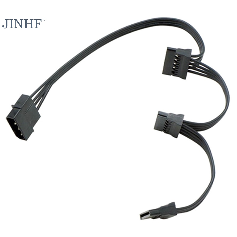 Cáp Chia Ổ Cứng sata 4pin 1 male Sang 3 / 4 / 5 / 6 female