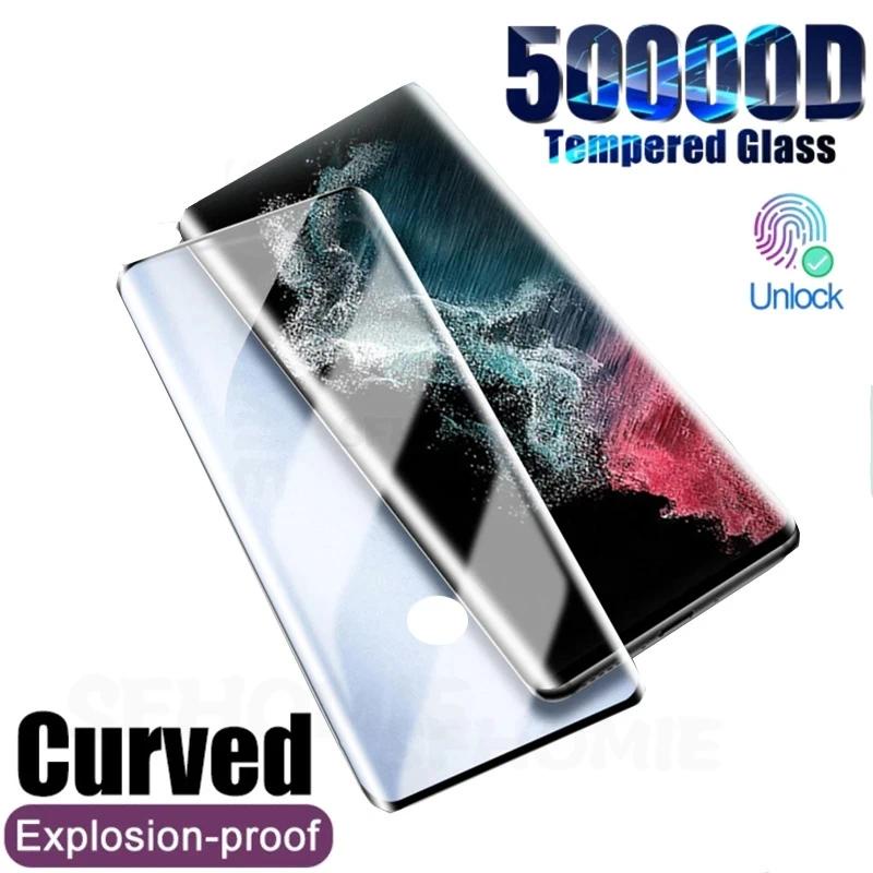 Full Cover Bảo Vệ Màn Hình Điện Thoại Cho Samsung Galaxy S25 Edge S24 S23 Plus Ultra FE A17 A16 F16 M16 A15 M15 F15 A14 A07 A06 M06 F06 A05S M05 F05 A56 5G 4G Kính Cường Lực