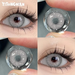 Yi tong Kính Áp Tròng Màu Tươi Trẻ Chăm Sóc Mắt Làm Đẹp Cho Nữ
