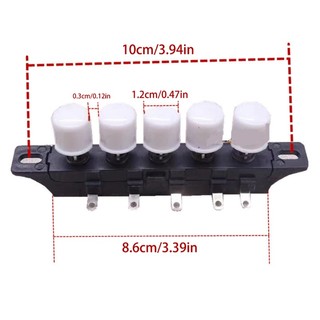 Clii Máy Tính Để Bàn Đa Năng Tầng Quạt Gear Nút 5 Phím Tốc Độ Nút Phím Công Tắc Phụ Kiện Cho Quạt Điện Sửa Chữa Một Phần