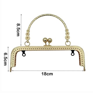 METALWRK Ví Khung Kiss Clasp, Kim Loại Vintage Ví Khóa Khung, Túi Mini Túi Phần Cứng Kiss Khóa Túi Làm