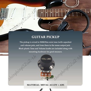Pre-Wired 6 Dây Đơn Cuộn Dây Có Âm Lượng & Âm Thanh Nồi Cho Hộp Điện Guitar Hộp Điện Đàn Guitar