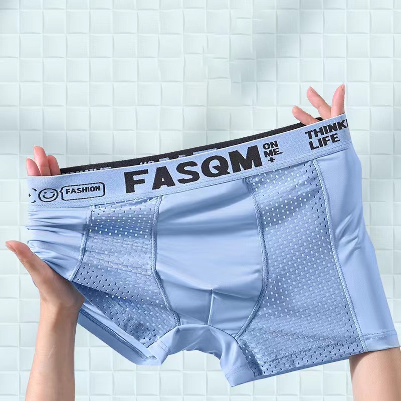 Ảnh Quần Lót Boxer Nam Dạng Lưới Thoáng Khí Plus Size XL-5XL 3