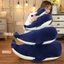 Đồ Chơi Sang Trọng YOLOGO, Gối Ném Mềm 25cm / 45cm Cá Mập Xanh, Búp Bê Cá Mập Trắng Lớn Dễ Thương Nhồi Bông Động Vật Biển Mô Phỏng Búp Bê Quà Tặng Sinh Nhật