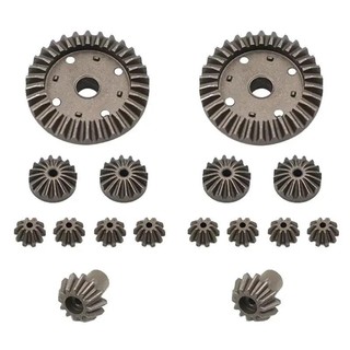 Bánh răng kim loại 30T 24T 12T Bánh răng lái vi sai 0011 / 0012 / 0013 / 0014 Cho Wltoys 12428 12429 Phụ tùng ô tô RC Phụ kiện nâng cấp kim loại Bộ phận mô hình Rc Xe bánh xích Xe tải Buggy