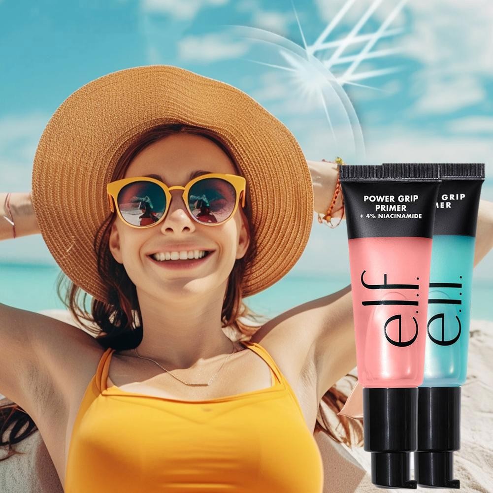 Kem lót trang điểm Elf Cosmetics Power Grip + Gel dài lâu 4% Niacinamide All Day Face Z1u5