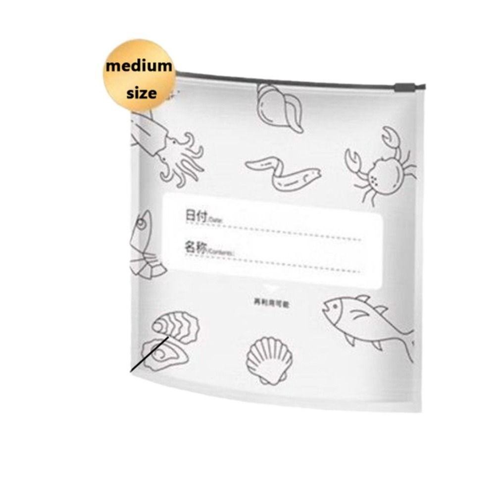 Wanyedi 10 túi/túi đựng thực phẩm an toàn tủ đông, tái sử dụng, lá nhôm giữ tươi, dùng cho nhà bếp