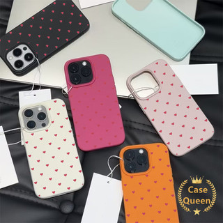 Ốp Lưng Tương Thích Cho IPhone 15 11 12 13 14 16 Pro Max 16 14 15 Plus XR 15 Plus XS X Max Thời Trang Sáng Tạo Đáng Yêu Ngọt Ngào Trái Tim Tình Yêu Sang Trọng Cảm Giác Da Kết Cấu Vỏ Mềm