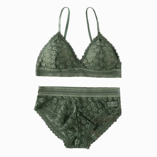 Set Áo Ngực Ren Nữ Không Gọng Mút mỏng nhẹ Set Quần Lót Nữ Tam Giác Quyến Rũ Cho Nữ áo ngực bra