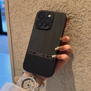 Sang Trọng Bao Da Điện Thoại Chống Sốc Họa Tiết Vân Gỗ Cho iphone15 pro max 14 13 12 11 pro max 14 15 plus xs max xr 7 8 plus 12 13 Ốp