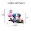 YRBWD Nước Hoa Kẹp Trang Trí, Anime Cặp Đôi Bóng Xe Trang Trí Đồ trang trí, Sáng Tạo Kiss Nhựa Bảng Điều Khiển Hình Phụ Kiện Xe Hơi