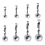 ESSENCEH 5 / 10 Chiếc Chìm Câu Cá, Đáy lõm Cá Chép Câu Cá Trọng Lượng Chìm, 2023 Chống Treo Đáy 2g-10g Chì Câu Cá Trọng Lượng Cá Chép Câu Cá
