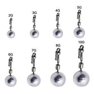 HABITATCO 5 / 10 Chiếc Chì Câu Cá, Cá Chép Câu Cá 2g-10g Trọng Lượng Câu Cá Chìm, 2023 Đáy lõm Chống Treo Đáy Chì Câu Cá Trọng Lượng Câu Cá