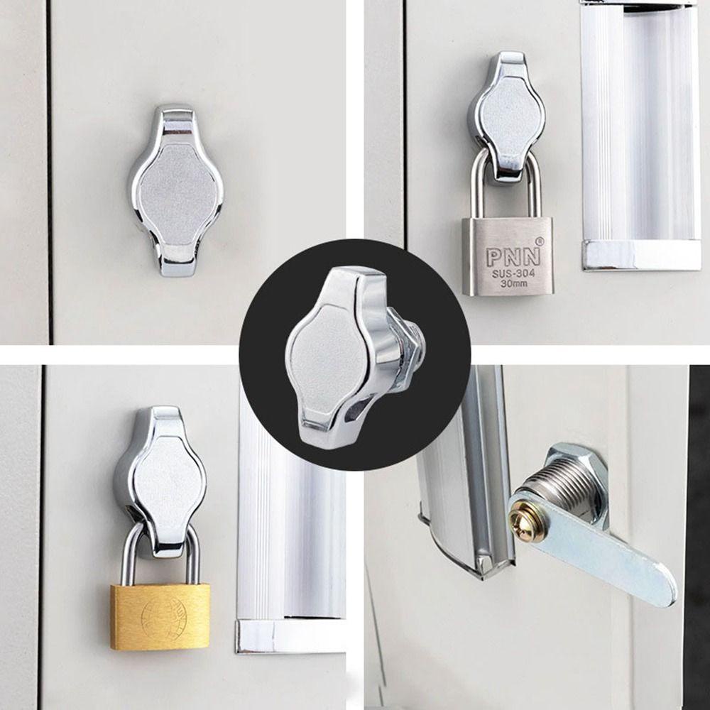 Ổ khóa cửa tủ YMIFI, Khóa Cam phần cứng cơ khí, Hợp kim kẽm DIY Hộp đựng đồ nội thất không cần chìa khóa Hộp thư