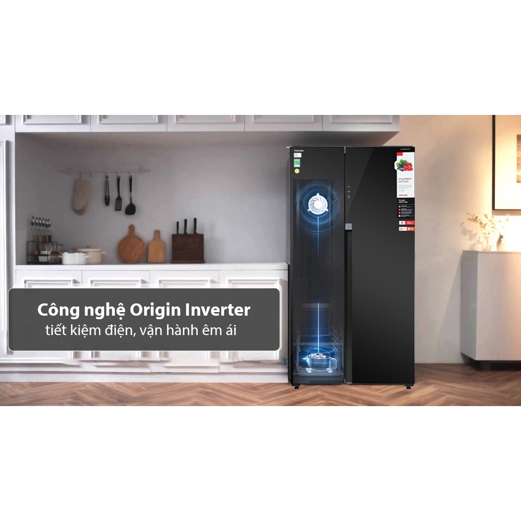Tủ lạnh Toshiba Inverter 596 lít GR-RS780WI-PGV(22)-XK | Shopee Việt Nam