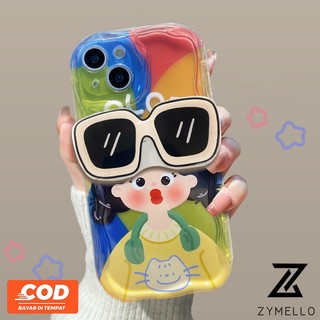 Oppo Reno 13F 5G Reno12 F Reno11 F Reno 11 Reno11 Pro Reno 10 Pro Reno 8T 5G Reno 8T 4G Reno 8Z Reno 7Z Reno8 Reno5 Reno7 Reno6 Cô Gái Dễ Thương Chống Rơi Trái Tim Silicone Ph