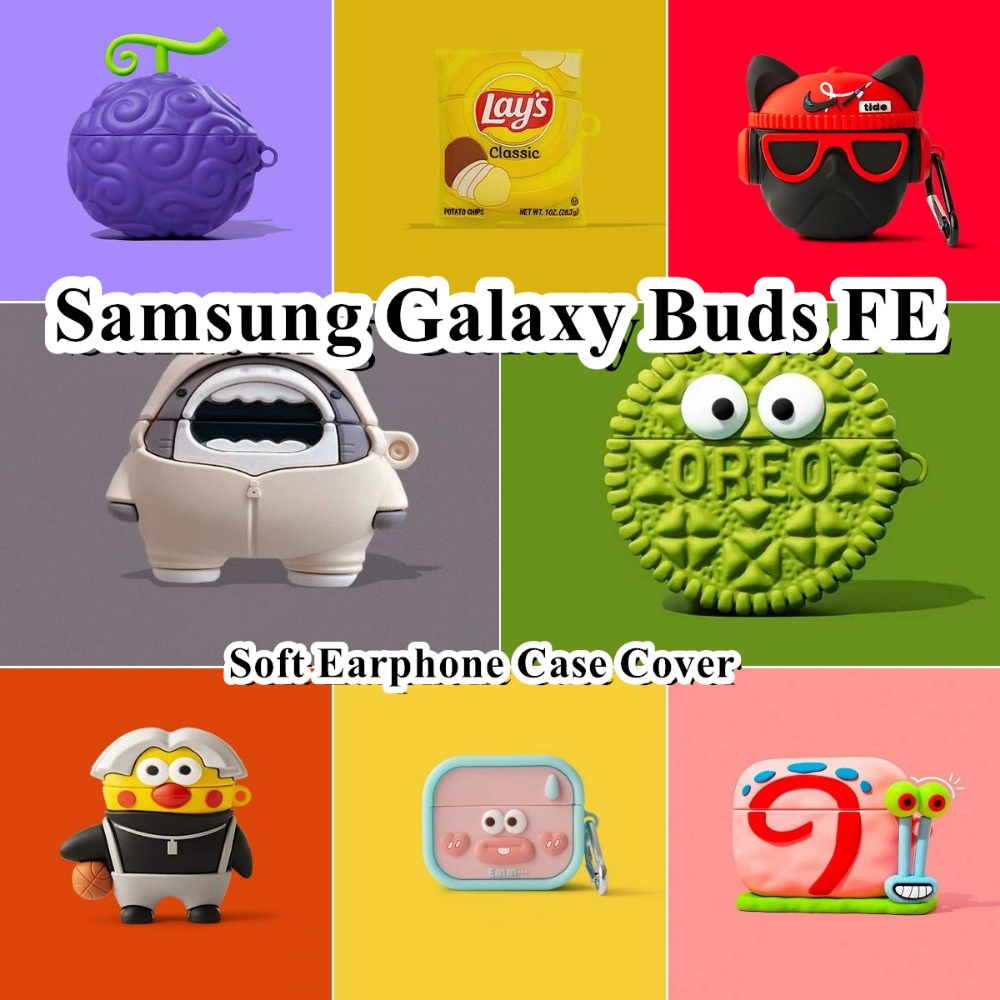 [Ngôi sao tương lai] Dành cho Ốp lưng Samsung Galaxy Buds FE Series Phim hoạt hình Đổi mới Vỏ tai nghe silicon mềm Vỏ bọc NO.1