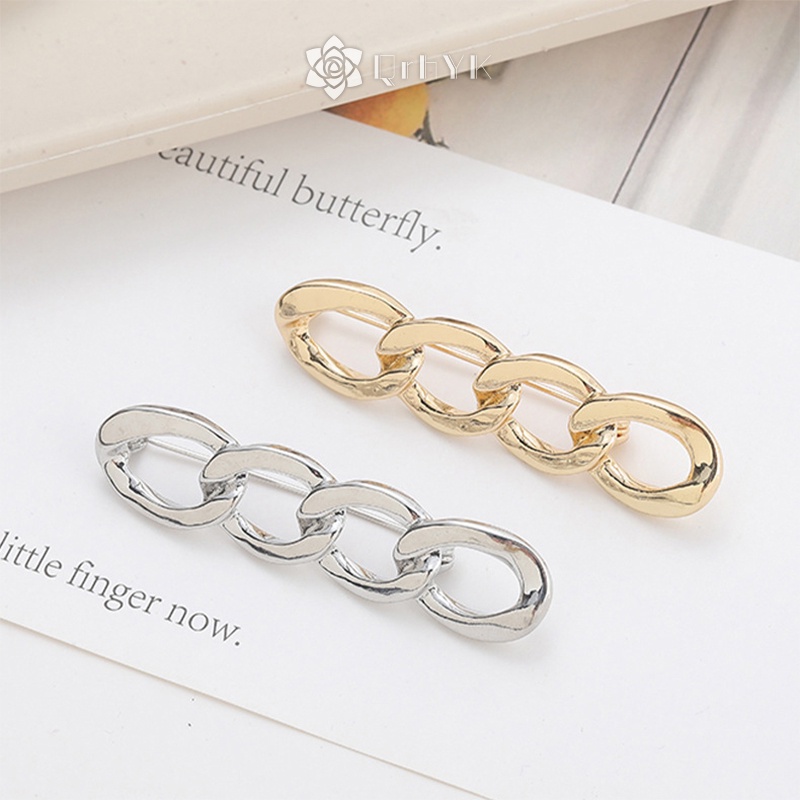 Qr Khóa Cài Quần Jean / Thắt Lưng Bằng Kim Loại Không Cần Đóng Đinh Có Thể Tháo Rời Đơn Giản Cho Nữ Mới