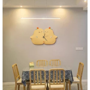 Đồng Hồ 3D Chú Gà Dễ Thương Trang Trí Nhà Cửa, Phòng Phủ, Cửa Hàng, Nhà Trẻ, Quà Tặng Tuổi Dậu