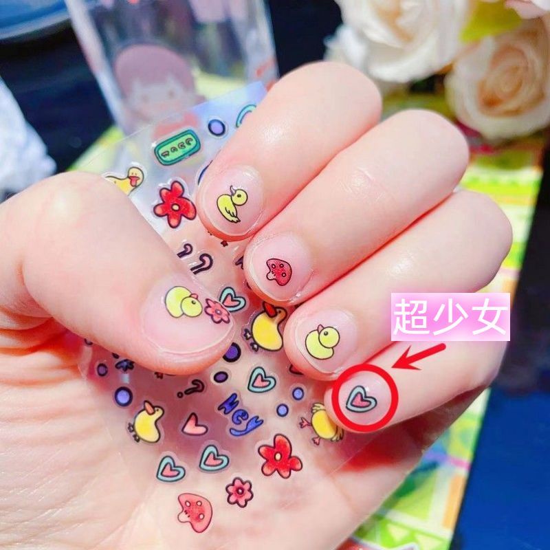 Combo 30 Set Miếng Dán Trang Trí Móng Tay Chống Thấm Nước Nhiều Chủ Đề Hình Thỏ Hoạt Hình Dễ Thương Dành Cho Bé Yêu