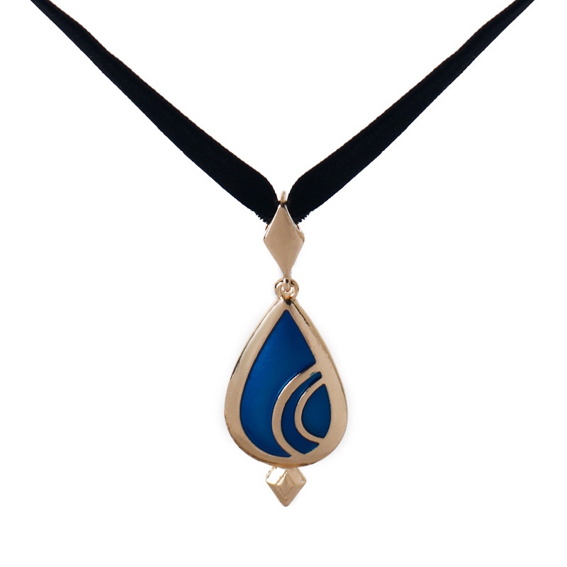 SQ3 Genshin Tác Động Furina Vòng Cổ Tầm Nhìn Anime Focalors Mặt Dây Chuyền Cosplay Mắt Của Thần Phụ Kiện Thời Trang Quà Tặng QS