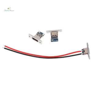 usb jack type-c 2pin 2p 4p Đầu Nối female Chống Nước Cổng Sạc usb type c